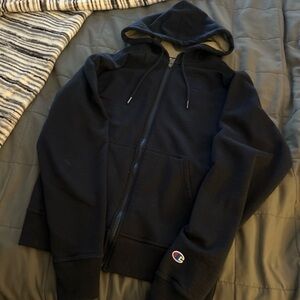 Champion Navy Full-Zip Hoodie